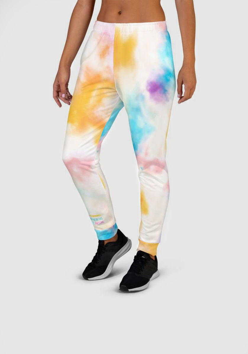 Pastel discount rainbow sweatpants